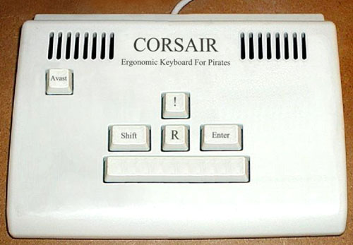 A pirate keyboard